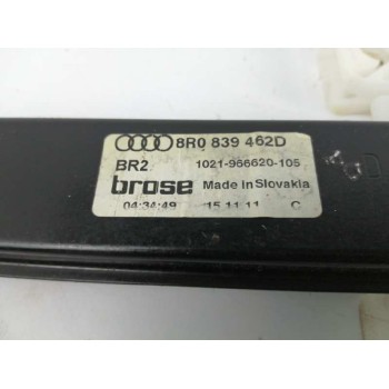 Recambio de elevalunas trasero derecho para audi q5 (8r) 2.0 16v tdi referencia OEM IAM 8R0839462D 8K0959812A 