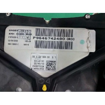 Recambio de cuadro instrumentos para peugeot 307 (s1) xr clim referencia OEM IAM 9646742480  