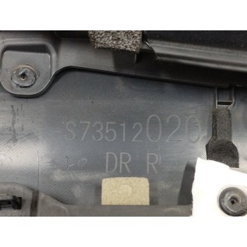 Recambio de guarnecido puerta trasera derecha para subaru xv (gt) 2.0 i awd (gt7) referencia OEM IAM S73512020 NEGRO 