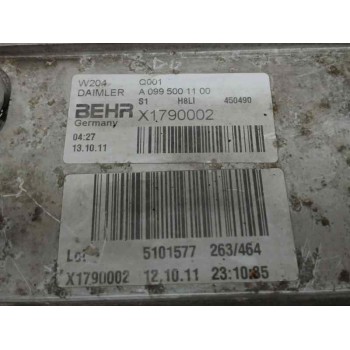 Recambio de enfriador aceite motor para mercedes-benz clase e coupe (w207) 2.1 cdi e220 referencia OEM IAM A0995001100  