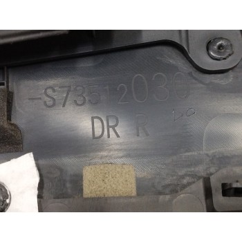 Recambio de guarnecido puerta trasera izquierda para subaru xv (gt) 2.0 i awd (gt7) referencia OEM IAM S73512030 NEGRO 