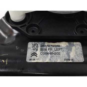 Recambio de elevalunas delantero izquierdo para citroën c4 grand picasso 1.6 thp referencia OEM IAM 9816272580 9816271280 