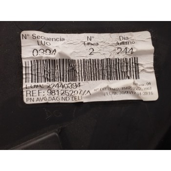 Recambio de guarnecido puerta delantera izquierda para citroën c4 grand picasso 1.6 thp referencia OEM IAM 98125297YA NEGRO 