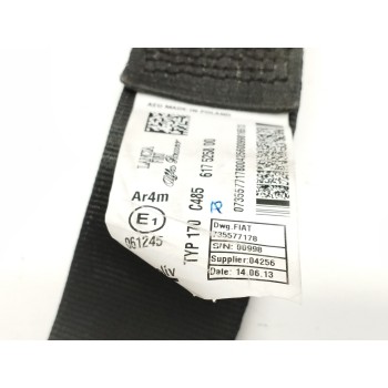 Recambio de cinturon seguridad trasero derecho para lancia ypsilon (402) 1.3 jtd 16v referencia OEM IAM 735577178 617525800 