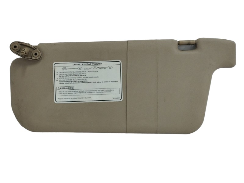 Recambio de parasol izquierdo para nissan terrano/terrano.ii (r20) 2.7 turbodiesel referencia OEM IAM   
