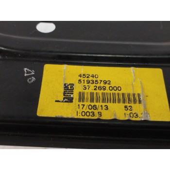 Recambio de elevalunas delantero derecho para lancia ypsilon (402) 1.3 jtd 16v referencia OEM IAM 51935792  
