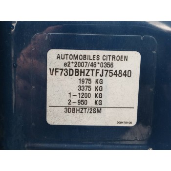 Recambio de carroceria corte para citroën c4 picasso 1.6 blue-hdi fap referencia OEM IAM   