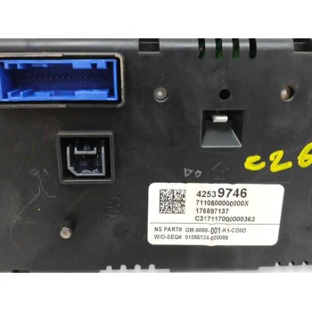 Recambio de cuadro instrumentos para opel mokka x (j13) 1.4 (_76) referencia OEM IAM 42539746 175597137 