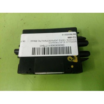 Recambio de modulo electronico para toyota yaris (_p9_) 1.4 d-4d (nlp90_) referencia OEM IAM 897800D010  