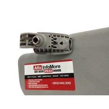 Recambio de parasol izquierdo para alfa romeo giulia (952) 2.0 turbo cat referencia OEM IAM 156110559  