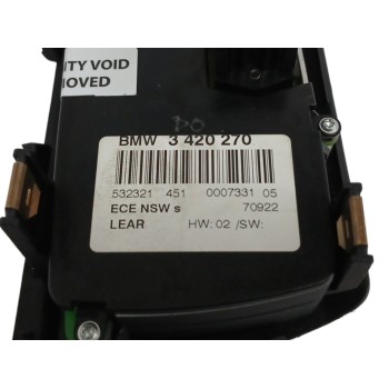 Recambio de mando luces para bmw x3 (e83) 2.0 d referencia OEM IAM 3420270  