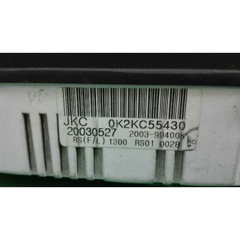 Recambio de cuadro instrumentos para kia carens 2.0 crdi ex monovolumen referencia OEM IAM 0K2KC55430 200399400K 