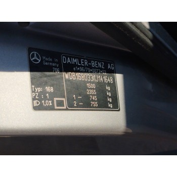 Recambio de carroceria corte para mercedes-benz clase a (w168) 1.6 cat referencia OEM IAM   