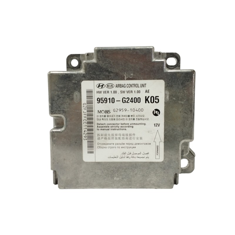 Recambio de centralita airbag para hyundai ioniq (ae) 1.6 gdi hybrid referencia OEM IAM 95910G2400 G295910400 