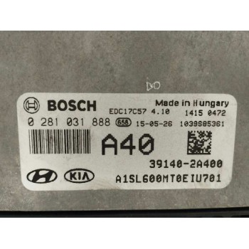 Recambio de centralita motor uce para kia sportage iii (sl) 1.7 crdi referencia OEM IAM 391402A400 0281031888 