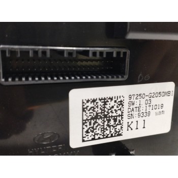 Recambio de mando climatizador para hyundai ioniq tecno hybrid referencia OEM IAM 97250G2050  