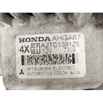 Recambio de alternador para honda civic berlina 5 (fk) 1.8 vtec cat referencia OEM IAM AHGA67 A2TC1391ZE 
