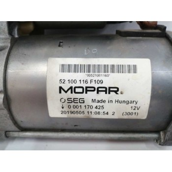 Recambio de motor arranque para fiat panda (319) 1.2 cat referencia OEM IAM 52100116F109 0001170425 