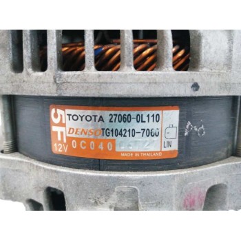 Recambio de alternador para toyota hilux an1p (eu,n) / gun125 (ld) / gun125l-dnfshw (1f) referencia OEM IAM 270600L110 TG1042107