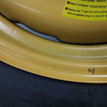 Recambio de neumatico repuesto para subaru forester 2.0 diesel cat referencia OEM IAM 28151SG020 T17X4T 5H 5X100