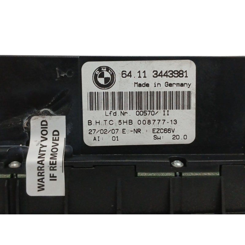 MANDO CALEFACCION / AIRE ACONDICIONADO