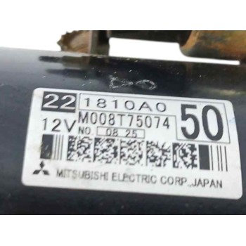 Recambio de motor arranque para mitsubishi montero (v80/v90) (2006 - ...) 3.2 di-d cat referencia OEM IAM 1810A050 M008T75074 