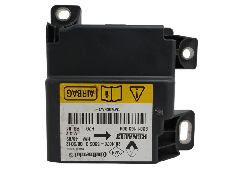 Recambio de centralita airbag para dacia duster 1.6 16v cat referencia OEM IAM 8201163304 Recambio de centralita airbag para dacia duster 1.6 16v cat referencia OEM IAM 8201163304