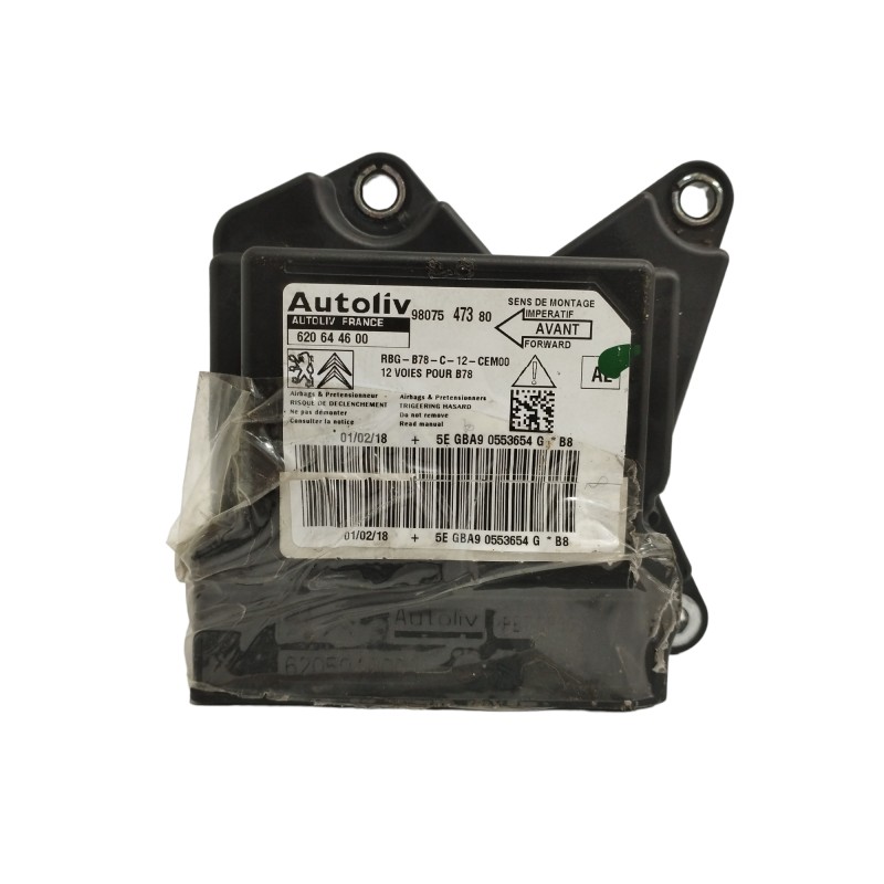 Recambio de centralita airbag para citroën c4 picasso 1.5 blue-hdi fap referencia OEM IAM 9807547380 620644500 