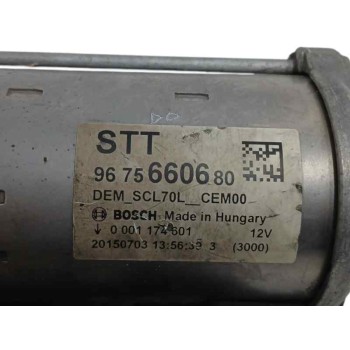 Recambio de motor arranque para peugeot 308 sw 1.6 blue-hdi fap referencia OEM IAM 9675660680 0001174601 