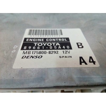 Recambio de centralita motor uce para toyota avensis berlina (t25) 2.0 d4-d sol berlina (5-ptas.) referencia OEM IAM 8966105A40 