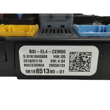 Recambio de caja reles / fusibles para citroën c4 picasso 1.5 blue-hdi fap referencia OEM IAM 9819851380  