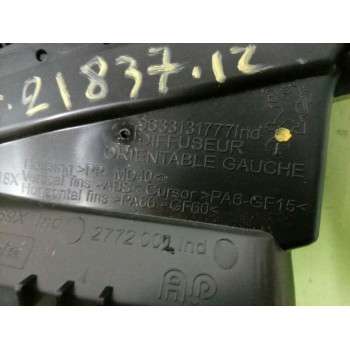 Recambio de rejilla aireadora para peugeot 2008 (--.2013) access referencia OEM IAM 9633131777 LADO IZQUIERDO 