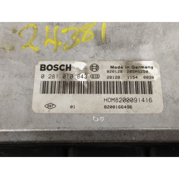 Recambio de centralita motor uce para renault scenic rx4 (ja0) 1.9 dci diesel cat referencia OEM IAM 8200166496 0281010843 