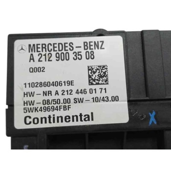 Recambio de modulo electronico para mercedes-benz clase e coupe (w207) 2.1 cdi e220 referencia OEM IAM A2129003508  