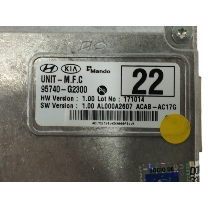 MODULO ELECTRONICO CAMARA VISION DELANTERA