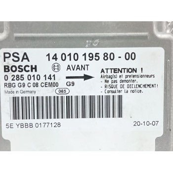 Recambio de centralita airbag para fiat scudo furgoneta (270_, 272_) 2.0 d multijet referencia OEM IAM 1401019580 0285010141 