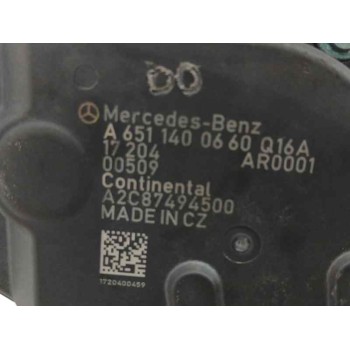 Recambio de valvula egr para mercedes-benz clase a (w176) a 200 cdi / d (176.008) referencia OEM IAM A6511400660 A2C87494500 