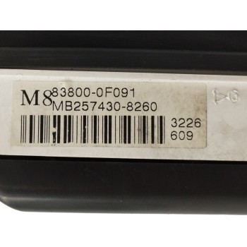 Recambio de cuadro instrumentos para toyota corolla verso (r1) 2.2 d-cat referencia OEM IAM 838000F091  