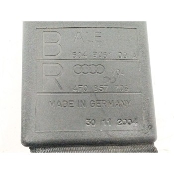 Recambio de cinturon seguridad delantero derecho para audi a6 berlina (4f2) 3.0 v6 24v tdi referencia OEM IAM 4F0857706  