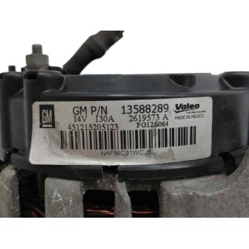 Recambio de alternador para opel adam 1.4 16v cat (a 14 xel / ldd / l2z) referencia OEM IAM 13588289 130A 2619573