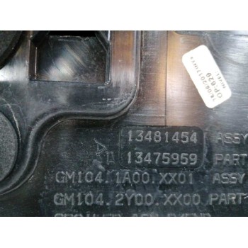 Recambio de aleron trasero para opel crossland x referencia OEM IAM 13481454 NEGRO 