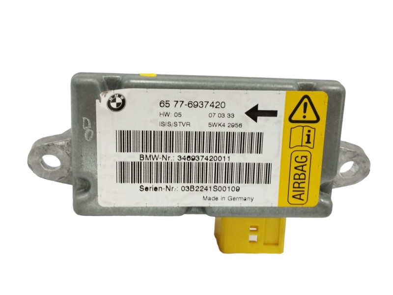 Recambio de centralita airbag para bmw serie 7 (e65/e66) 730d referencia OEM IAM 65776937420 346937420011 