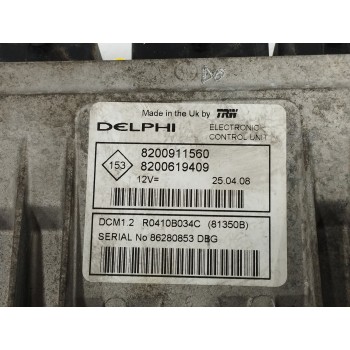 Recambio de centralita motor uce para renault grand modus dynamique referencia OEM IAM 8200911560 8200619409 