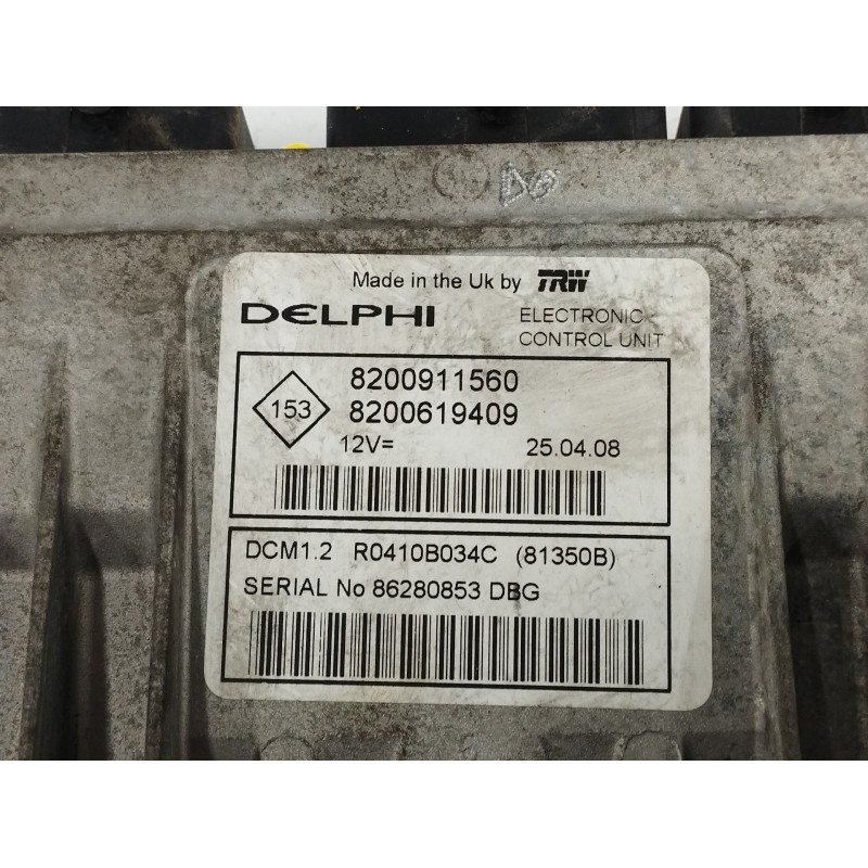 CENTRALITA MOTOR UCE 8200619409