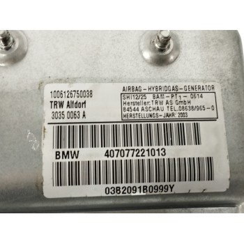 Recambio de airbag lateral trasero izquierdo para bmw serie 7 (e65/e66) 730d referencia OEM IAM 407077221013 30350063A 