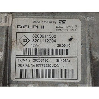 Recambio de centralita motor uce para renault kangoo 1.5 dci diesel referencia OEM IAM 8200911560 8201112294 