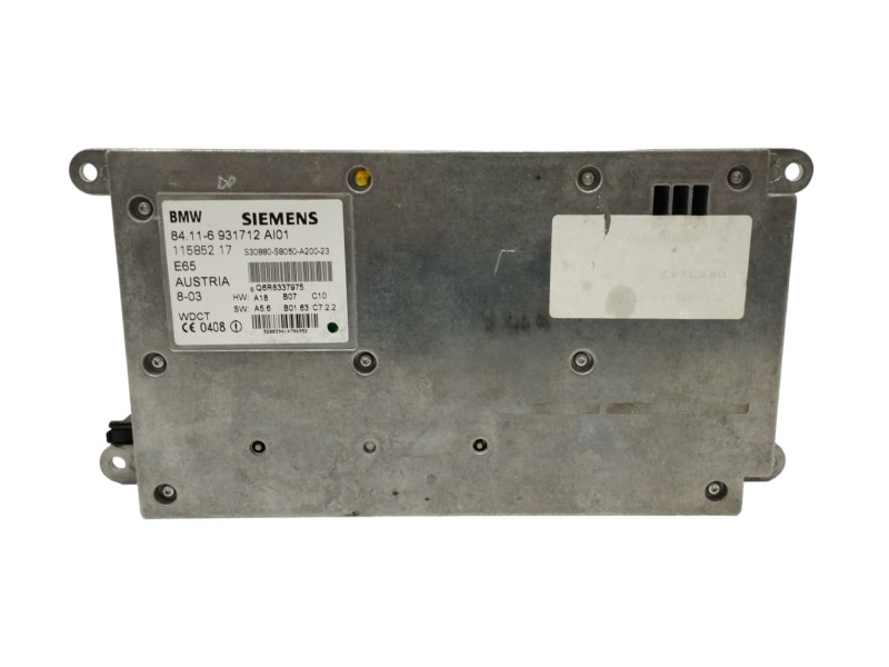 Recambio de modulo electronico para bmw serie 7 (e65/e66) 730d referencia OEM IAM 84116931712 11585217 