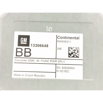 Recambio de modulo electronico para opel adam 1.4 16v referencia OEM IAM 13306648 5WK50311 