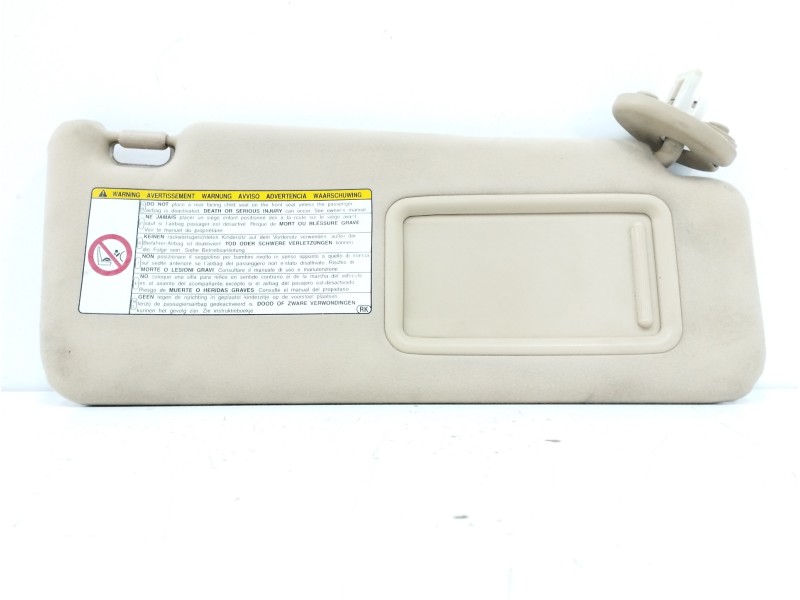 Recambio de parasol derecho para lexus is200 (ds2/is2) 2.2 d-cat referencia OEM IAM   