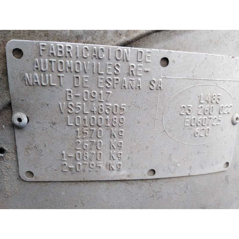 RENAULT 21 BERLINA (B/L48) 1989